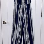 Cupshe NWOT Strapless Waist-Tie Slit Leg Lightweight Jumpsuit Photo 4