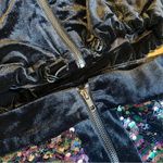 Aria  Clothing Velour Crop Sequin Set Photo 3