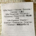 Ganni  Melange Knit Scoop Neck Sweater in Vanilla Ice Size Large Minimalist Photo 4