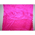 Juicy Couture New $398 Dress Silk Hot Pink Womens 0 Navy Blue Keyhole Hammered Photo 4