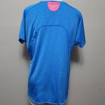 Under Armour blue neon contrast loose fit short sleeve tee size xl Photo 3