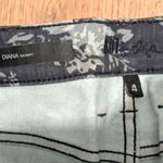 Kut From The Kloth  Womens 4 Diana Skinny Jeans Black Gray Floral Print Slim Leg‎ Photo 1