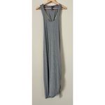 Sweaty Betty  Weekend Twist-Back Dress Gray Long Midi Adjustable Medium Ribbed Photo 7