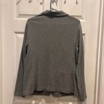 Uniqlo Women's Gray Knit Blazer Jacket Size L Cotton Blend Casual Work Photo 5