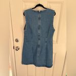 Abercrombie & Fitch  Mila High-Neck Denim Mini Dress Size XL Photo 4