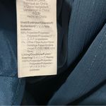 J.Crew Point Sur Tiered Sheer Sleeve Faux Wrap Lurex Dress Blue Green Size 10 Photo 9