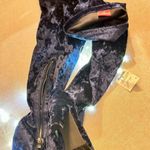 Catherine Knee High Boot Navy Crushed Velvet 8.5 NWT Photo 1