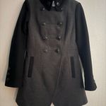 American Rag  Charcoal and Black Pea Coat Photo 0