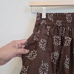 Faithfull the Brand Faithful the brand Anthropologie Eva brown floral shorts paper bag style size 2 Photo 4