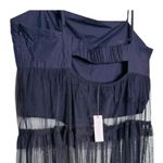 Anthropologie Maeve Black Sheer Overlay Tierred Tulle Dress Large NWT Photo 11