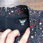 Madewell  • Balsam Tie-Neck Dress in Starry Night black silk bow mini pleated Photo 5