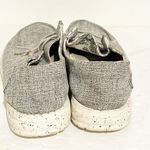 Hey Dude  Wendy Linen Size 7 Loafers Gray Woven Slip On Flats Shoes Photo 3