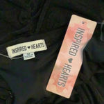 Inspired Hearts Size Medium Black Dress With Adjustable Straps New With Tags Photo 4