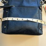 Style & Co  NWTS DEEP BLUE SHOULDER BAG VEGAN LEATHER 10”X 9” ADJUSTABLE  STRAP Photo 8
