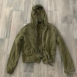Brandy Melville  olive green zip up jacket Photo 0