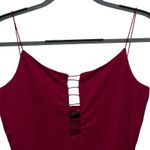 Bebe  XL‎ Spaghetti Strap Beautiful Red Bodycon Bandage Dress NWT Photo 1