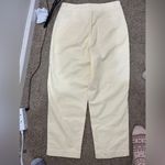 Madewell Moleskin High Rise Tapered Curves Leg Pants Sz 4 Butter Yellow Cotton Photo 8