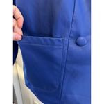 4th & Reckless Oversized Vegan‎ Leather Blazer M Blue Size M Photo 7