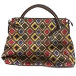Relic  Shoulder Bag 13x10x2.5 Colorful Stained Glass Pattern Logo Charm‎ Colorful Photo 0