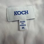 Koch  Madison Ruffle Dress in Bright White M Photo 4