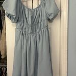 Puff Sleeve Off the Shoulder Dress Size L Photo 2