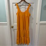 FP Beach Free People Women’s Reel Love Midi Dress Size Medium Orangeade EUC Photo 5