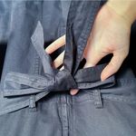 Alex Mill • Jo Belted Jumpsuit black twill utility boilersuit coverall tie waist Photo 6