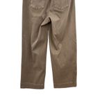  SPANXsupersmooth Stretch Twill Cropped Wide Leg Pant Brown Size Medium Photo 8