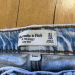 Abercrombie & Fitch  90s Baggy Low Rise Curve Love Blue Jeans Photo 3