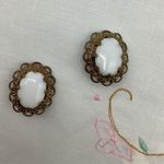 Vintage Eastern Meets Western Brass Ring Set /w.Germany Signed Earrings Multiple Photo 5