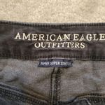 American Eagle  Outfitters AE Shortie Shorts Charcoal Black Size 2 Cotton Viscose Photo 2