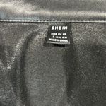 SheIn Black Faux Leather Jacket Women’s Size Large (8/10) Photo 5