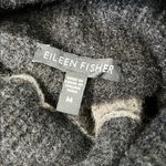 Eileen Fisher Ribbed Yak Merino Wool Cowl Neck Boxy Sweater Size Medium Photo 4