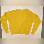 Urban Outfitters  Yellow crew neck knit sweater, cotton‎ blend, size Small Photo 1