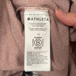 Athleta Uptempo Ribbed Stretch Long Sleeve Vneck Henley Top Palermo pink Size 2X Photo 10