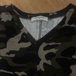 Zenana Outfitters  Camouflage V-Neck Top small soft and stretchy Photo 2