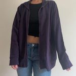 Chico's Purple Zip Up Sweatshirt Photo 0