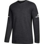 Adidas  Athletics Team Icon Top Long Sleeve Black Melange & White Size L Photo 1