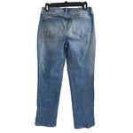 NYDJ Sheri Slim Ankle Lift Tuck Maele Stretch Shaping Jeans Split Hem 4 Photo 2