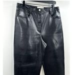 Wilfred the melin pant High-waisted Vegan Leather pants Straight Size 12 Photo 2