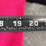 Sail To Sable  Women's Wool Blend Pullover Sweater Size L Navy Pink Crew Neck Photo 6