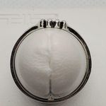 Silver Tone Yin Yang Ring Black Photo 5