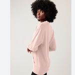 Athleta NWOT ORCHID PINK PURANA V-NECK WRAP SWEATSHIRT SWEATER Photo 2