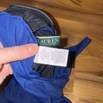 Ralph Lauren Lauren  one piece rusched navy swimsuit size 0 NWOT bathing suit‎ Photo 4