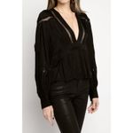 IRO  Bahri Lace Inset Top‎ Size 8 New with Tags Photo 1