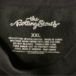 The Rolling Stones  Women’s Sweater XXL Black Cropped Graphic Band Tee Photo 4