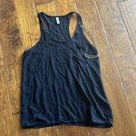 Final Touch Black tank top with gold chain & pocket Photo 0