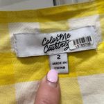 Color Me Courtney Yellow Gingham Keiko Romper Size 2 US $250 Photo 3