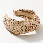 Anthropologie Zig-Zag Woven Knotted Headband Photo 0