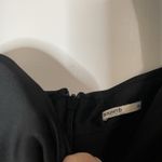 House Of CB NWOT Toira keyhole mini flare satin black dress size XS Photo 3